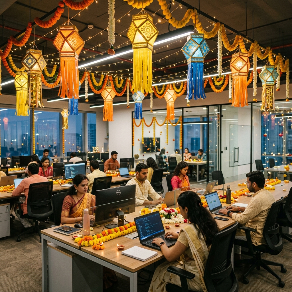 Diwali Office Festive Decor